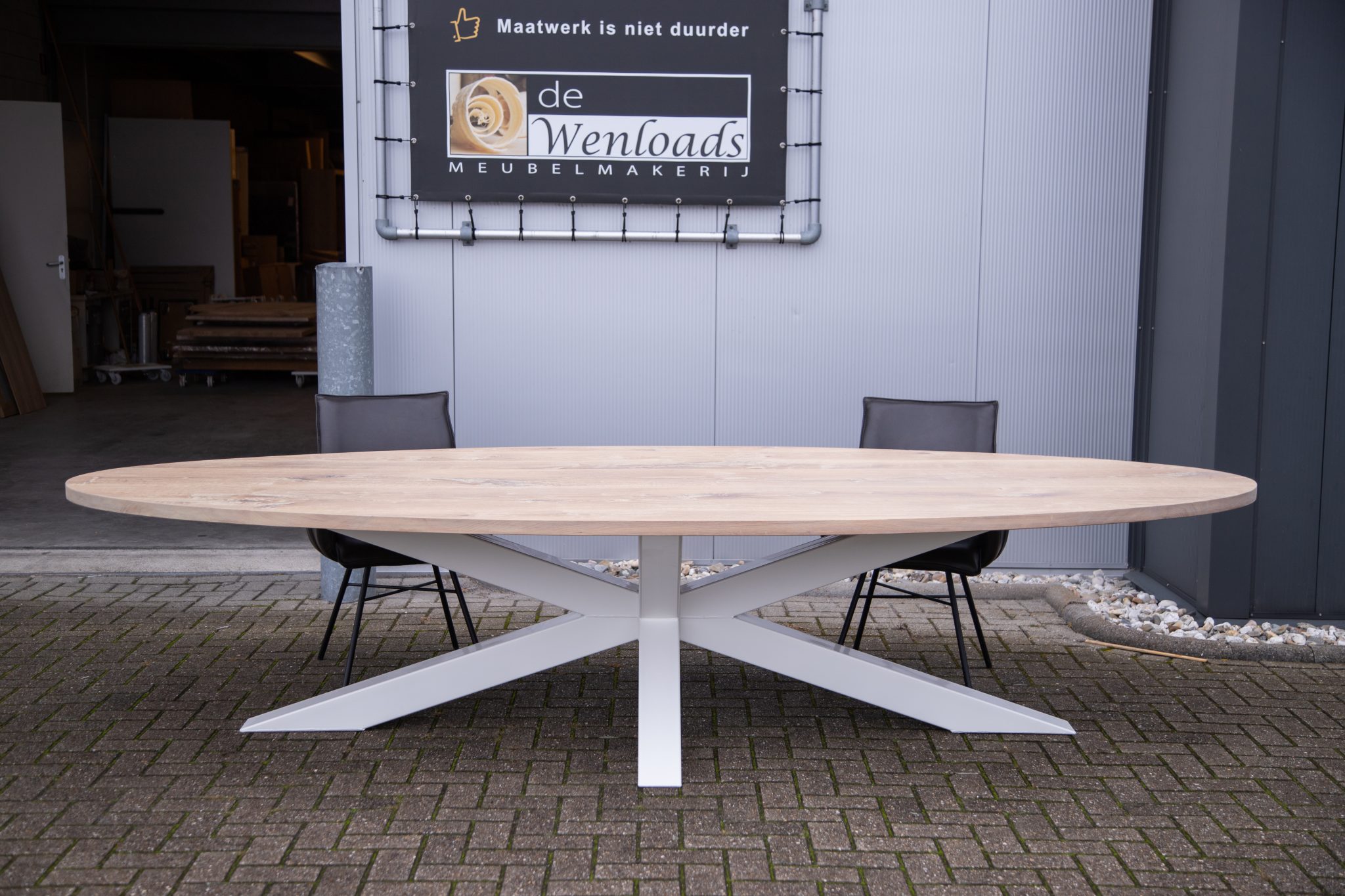 De Wenloads Ovale tafel op maat De Wenloads